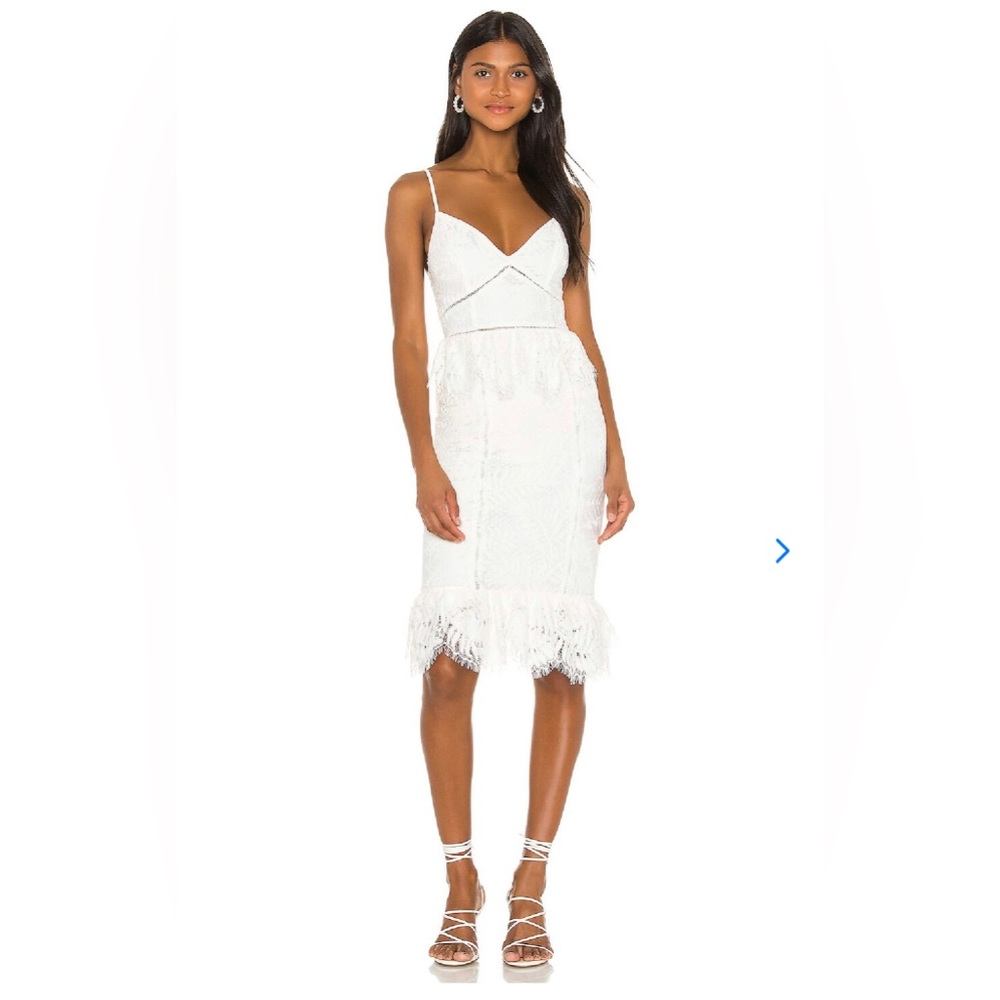 Lovers and Friends white lace dress